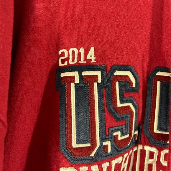 US Open Pinehurst No 2, 2014 Maroon White and Blue Sweatshirt Hoodie XL - Picture 4 of 11